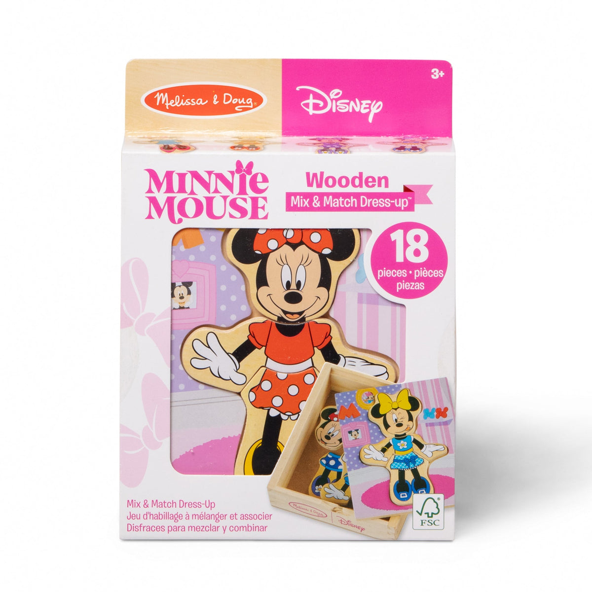 Disney Minnie Mouse Wooden Mix & Match Dress-Up Puzzle product image 2