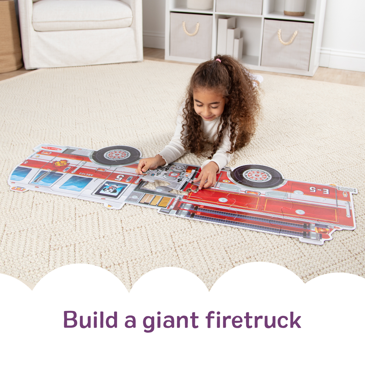 Giant Fire Truck Floor Puzzle - 24 Pieces product image 5