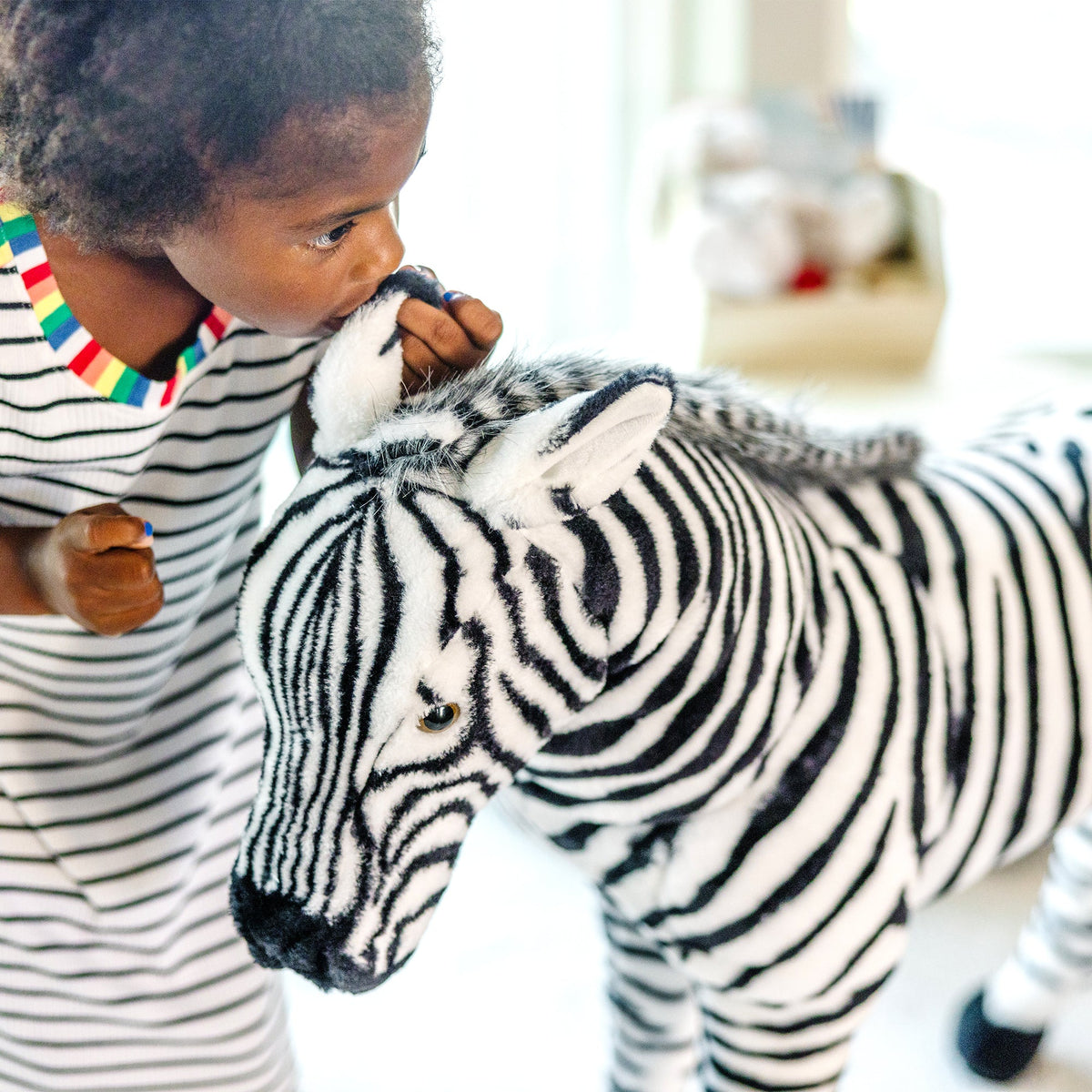 Zebra Lifelike Plush Stuffed Animal product image 10