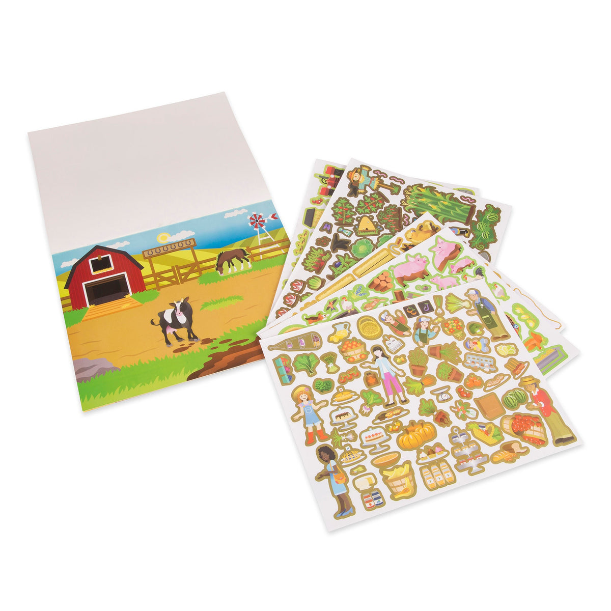 Reusable Sticker Pad - Farm product image 4