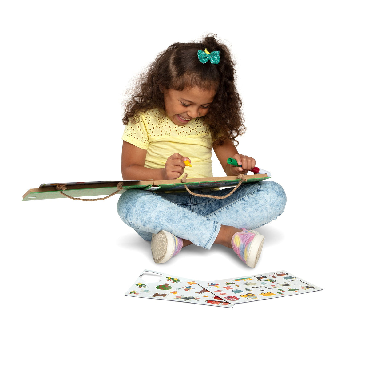 Natural Play: Play, Draw, Create Reusable Drawing & Magnet Kit – Farm product image 6