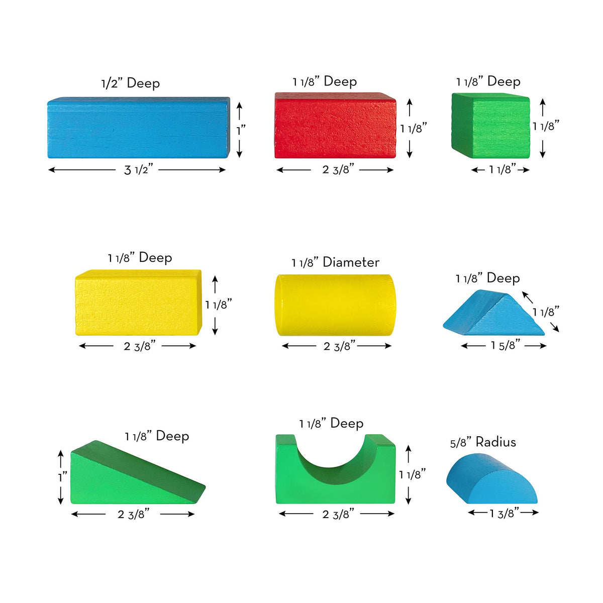 100-Piece Wood Blocks Set product image 4