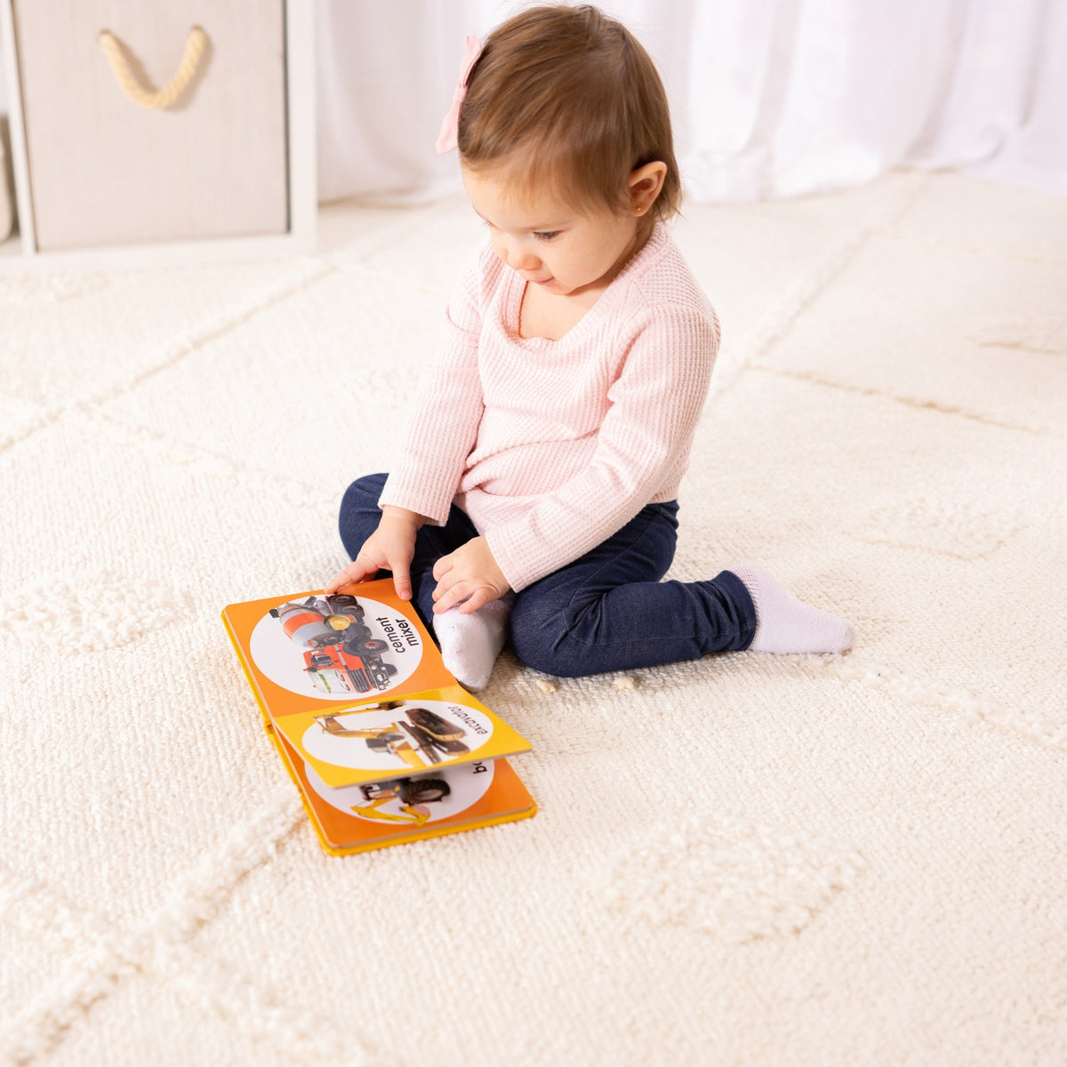 Poke-a-Dot: Construction Vehicles Board Book product image 6