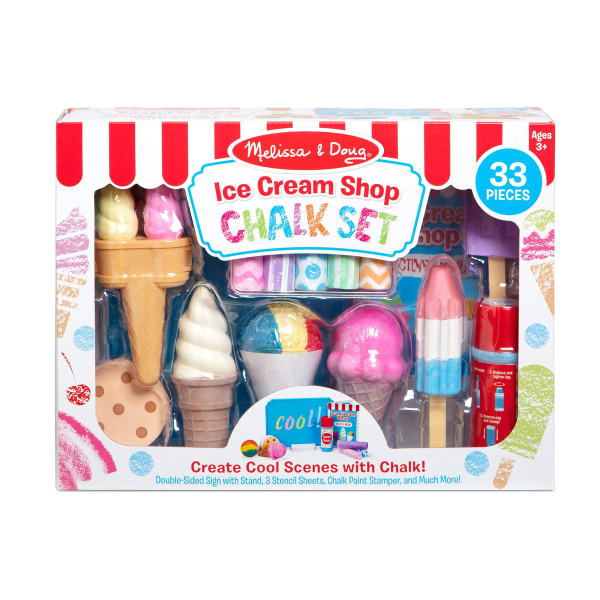 Ice Cream Shop Chalk Play Set product image 3