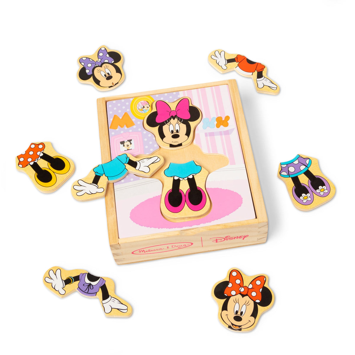 Disney Minnie Mouse Wooden Mix & Match Dress-Up Puzzle product image 1